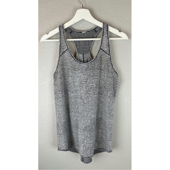 lululemon athletica Tops - Lululemon Black/White Racerback Tank, size 6